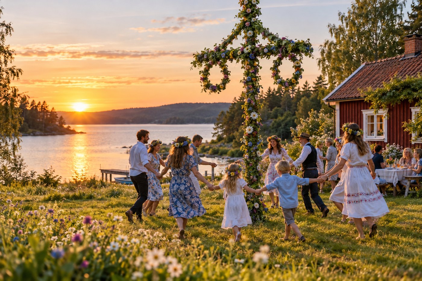 Mittsommernacht in Schweden